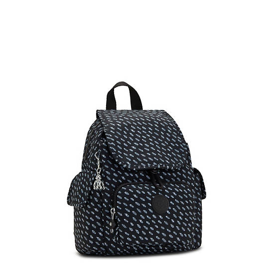 Mochilas Kipling City Pack Mini Printed Backpack Negros | MX 2021TC